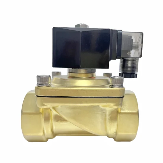 Brass 35mm 5/4 1-1/4 Normal Closed 10bar 0-Differential Pressure Direct Acting DIN 2/2way Outdoor Industrial DC24V Solenoid Water Valve